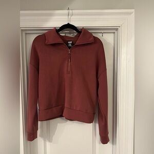 Avia Dusty Rose Half-Zip Top